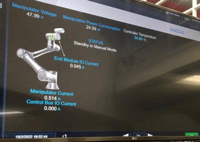 Monitoreo de Robots en Laboratorios de Manufactura