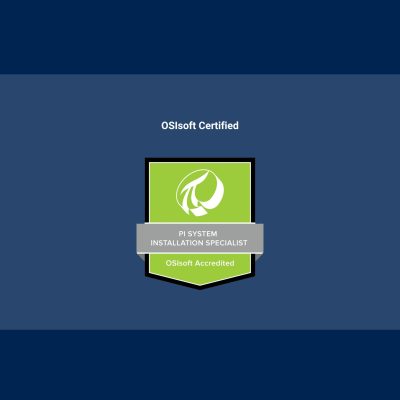 OSIsoft Certified